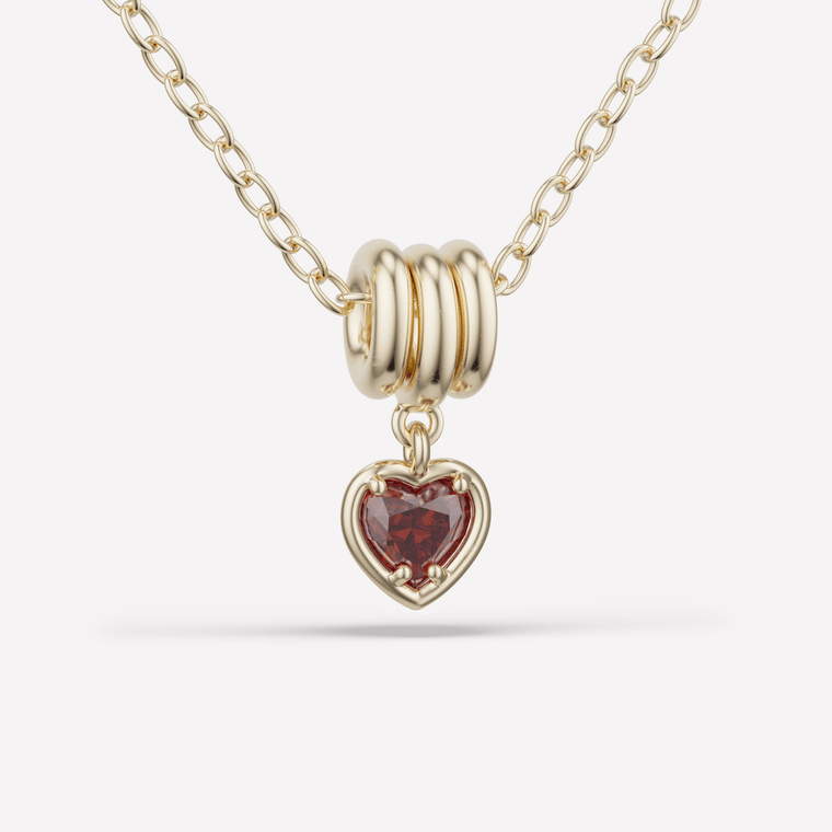 *SHOP & SIP*Spinelli Kilcollin Vesta Heart YG Ruby Necklace
