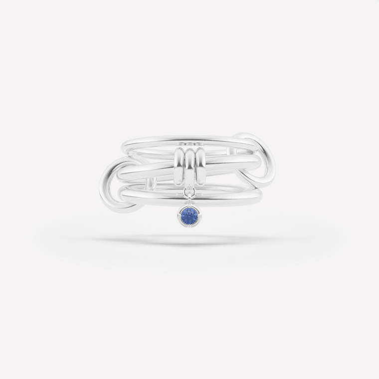 *SHOP & SIP*Spinelli Kilcollin Piera Silver Bleu Ring