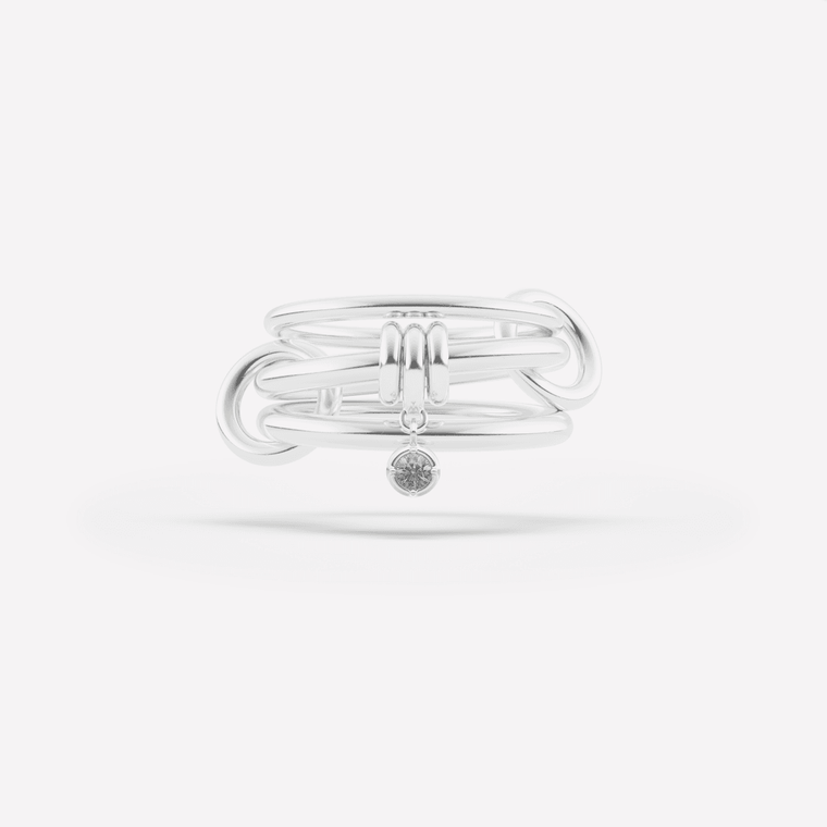 *SHOP & SIP*Spinelli Kilcollin Piera Silver Gris Ring