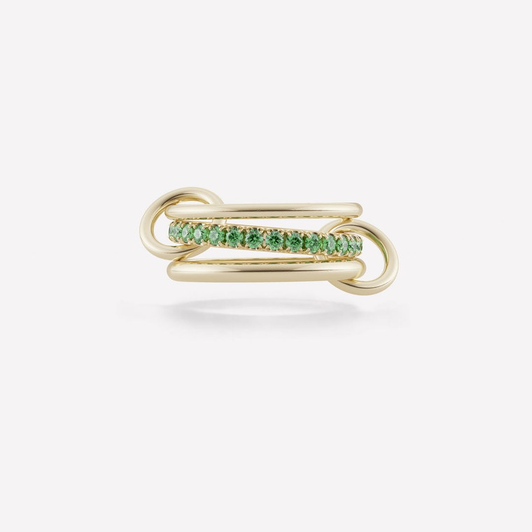 *SHOP & SIP*Spinelli Kilcollin Petunia YG Emerald Ring