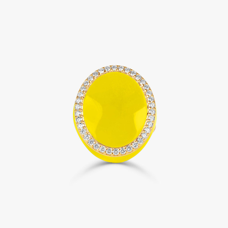 Ashaha Candy Yellow Ring, Size 47