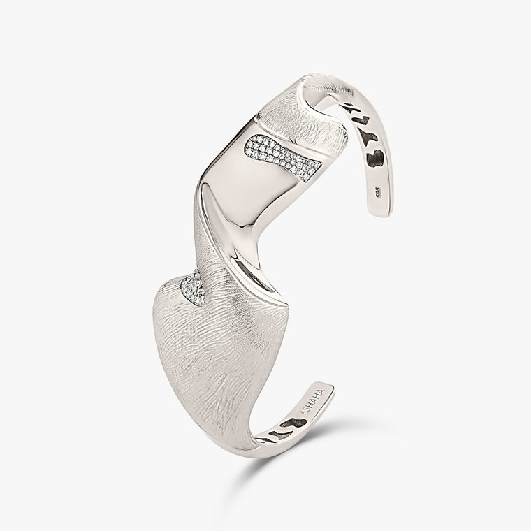 Ashaha White Gold Arcadia Bangle