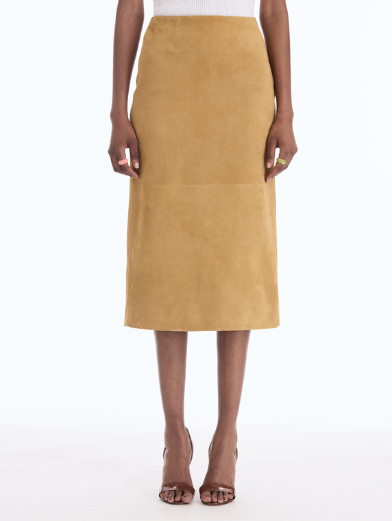 *VIRTUAL TRUNK SHOW* Oscar de la Renta Suede Pencil Skirt
