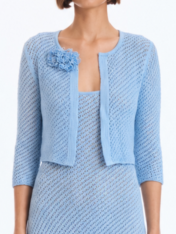 *VIRTUAL TRUNK SHOW* Oscar de la Renta Mesh Knit Jacket