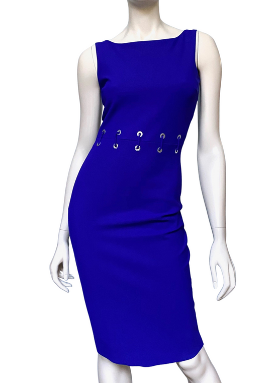Chiara Boni La Petite Robe Maria Dress in Iris, Size 42