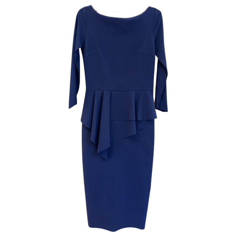 Chiara Boni La Petite Robe Haninka MM Dress in Blu, Size 44