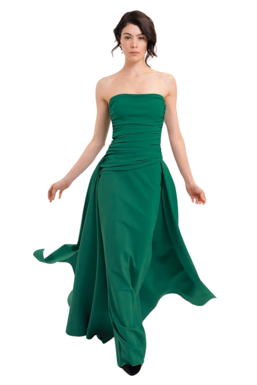 *VIRTUAL TRUNK SHOW* Chiara Boni La Petite Robe Disvi Long Gown in Pure Green