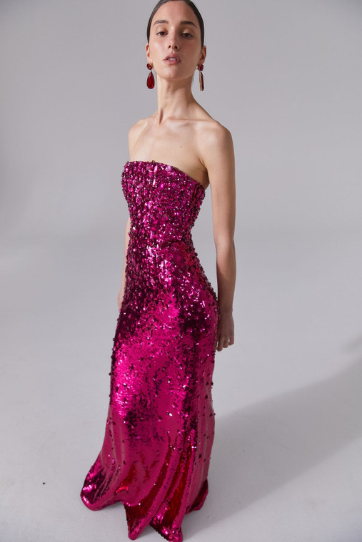 *VIRTUAL TRUNK SHOW - CHALET 2025 COLLECTION* Carolina Herrera Embellished Strapless A-Line Gown