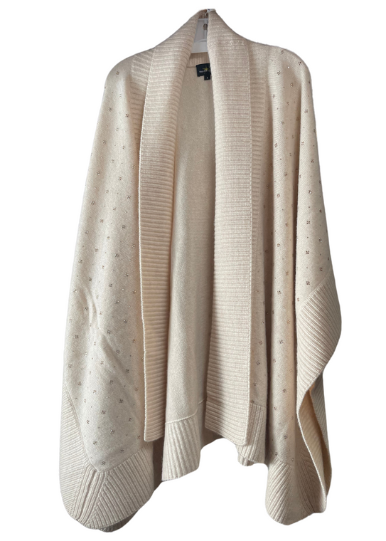 William Sharp Gloria Cape in Biscuit, Size Small