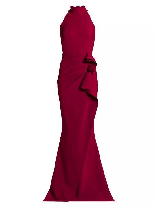 Chiara Boni La Petite Robe Gudrum Gown in Garnet Chiara Boni La Petite Robe Gudrum Gown in Garnet