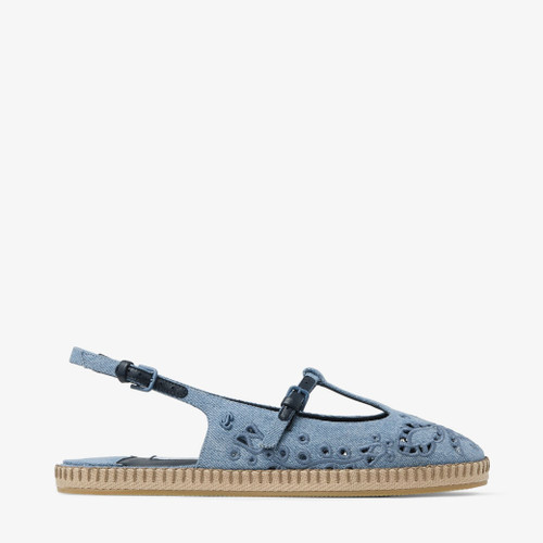 Amiee Sangallo Embroidered Leather Espadrilles main image 0