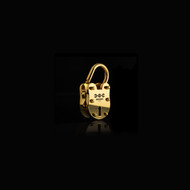 *SPECIAL ORDER* Hoorsenbuhs 18K Gold Lock Pendant (19mm)