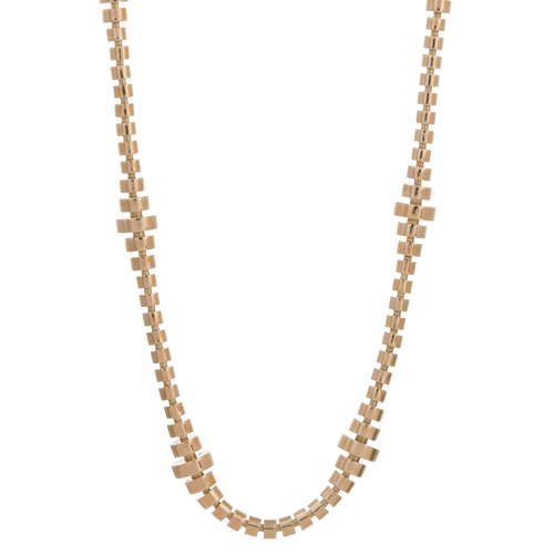 Sidney Garber 18K Yellow Gold Hourglass Necklace, 16