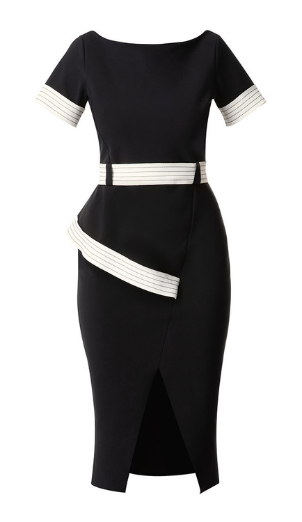 ワンピースその他 CHIARA BONI Women Dresses ABCSKIPILLUSIONB BS BLACK ABCKATIKA-BS_511_02_1200x1200.