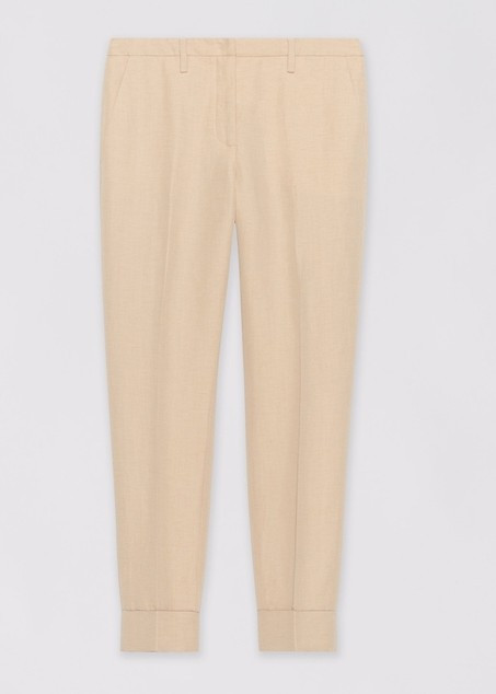VIP【関税送料無料】希少 FABIANA FILIPPI BEIGE LINEN PANTS _3__92999.1705364379.500.750.