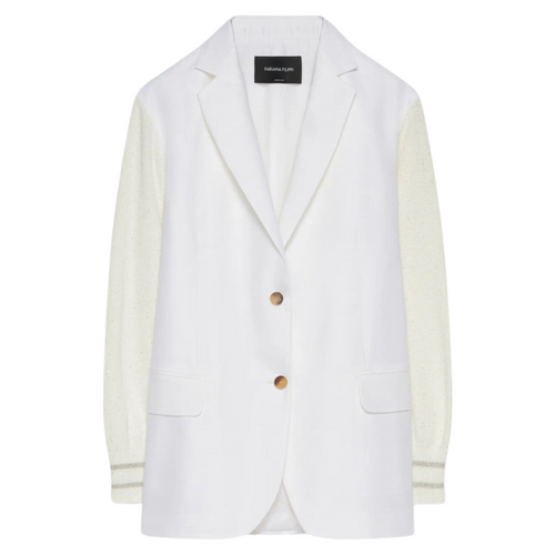 ジャケット FABIANA FILIPPI Woman Jacket White MAD265F139L167 VR1 _GCD273B598-0000-I794-