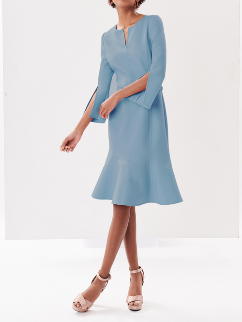 Strapless Floral A Line Dress | OSCAR DE LA RENTA – Marissa