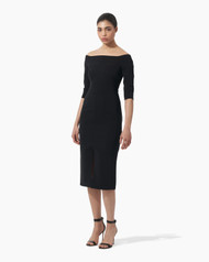 *VIRTUAL TRUNK SHOW - ICON COLLECTION* Carolina Herrera Off-Shoulder Midi Dress