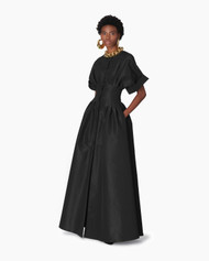 *VIRTUAL TRUNK SHOW - ICON COLLECTION* Carolina Herrera Rolled Sleeves Button-Front Gown