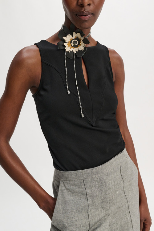 Dorothee Schumacher Emotional Essence Top in Pure Black