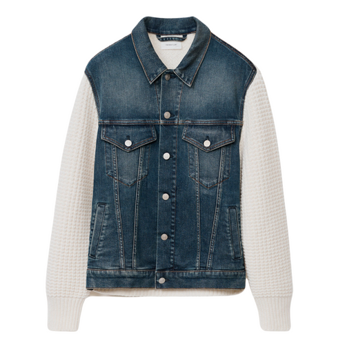 Fabiana Filippi Oversize Denim Jacket in Medium Indigo