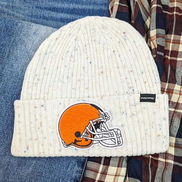 beanie under football helmet ORANGE Football Helmet Hat/Pocket Chenille Patch