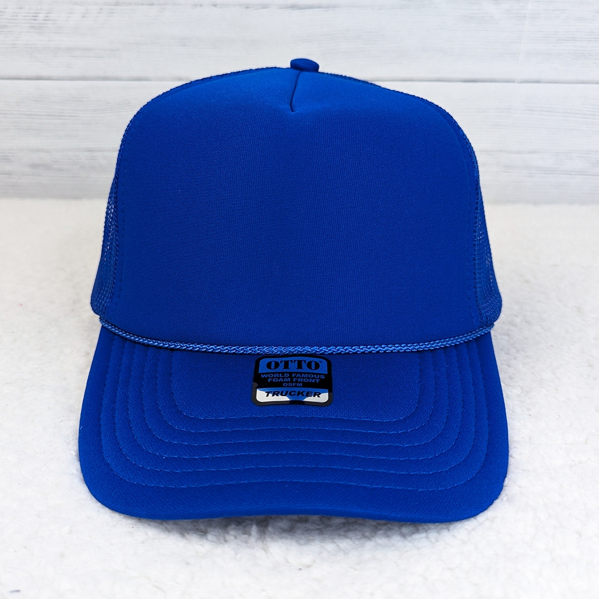 Royal Blue Foam Trucker Hat