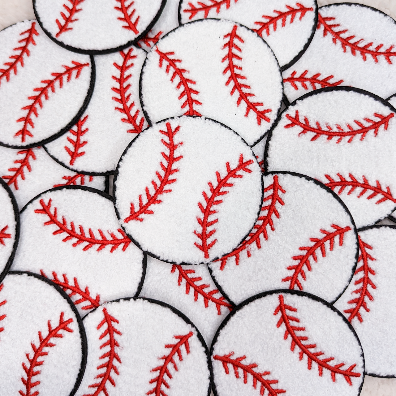 Sport Patches: Chenille Baseball Patch