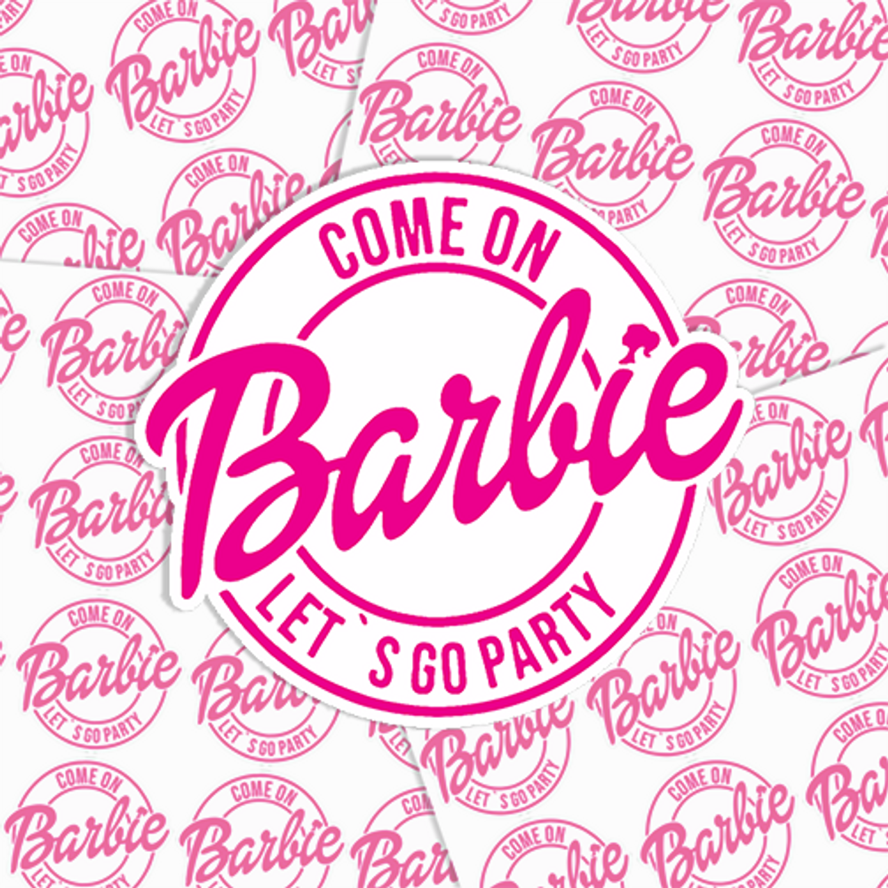 Come On Barbie Sticker Sheet