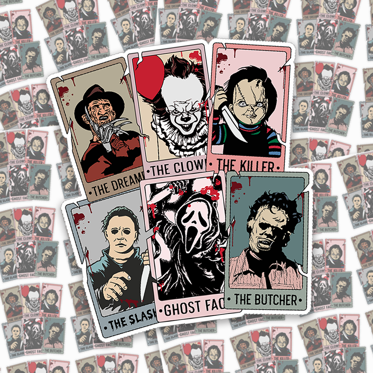 Tarot card Stickers - Free halloween Stickers