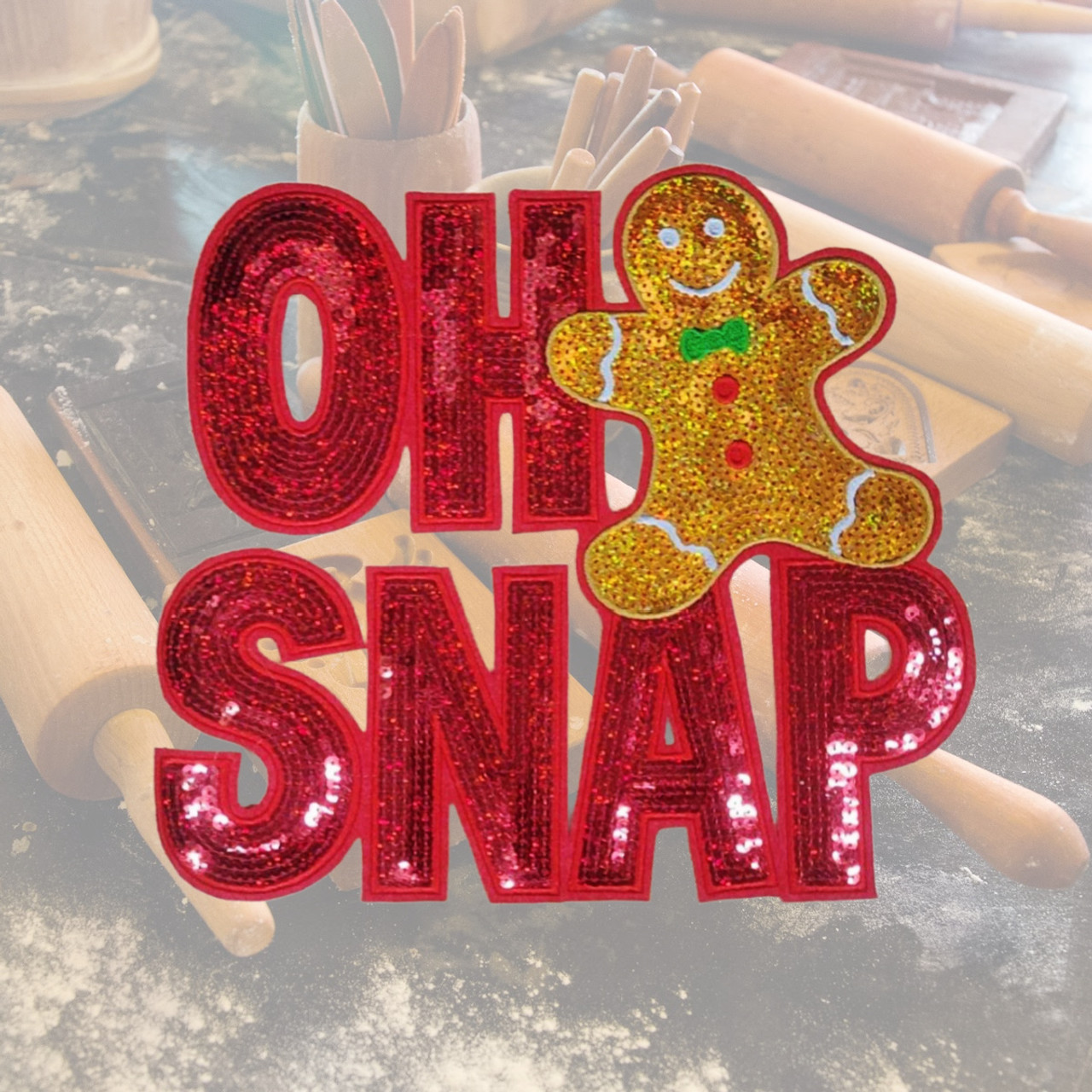 Oh Snap Patch Funny Kawaii Cute Back Talk Words Iron-on 