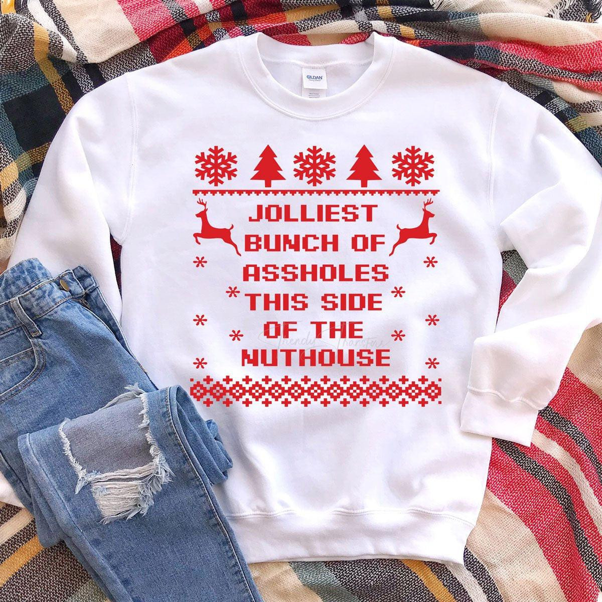Jolliest Bunch Of Assholes This Side of the Nuthouse Screen Print ...