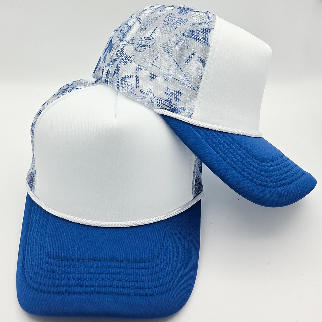 NWT UO Phrase Printed Mesh Trucker Hat Next Jump Outfitters Mesh Trucker Cap Grey main image 3