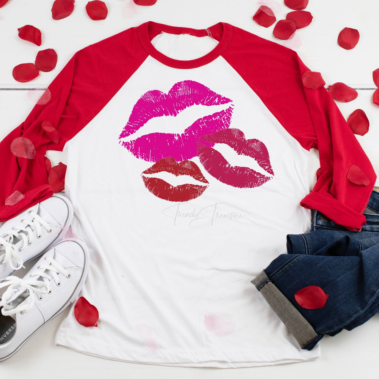 Group of Lips Valentine Sublimation Transfer - Trendy Transfers