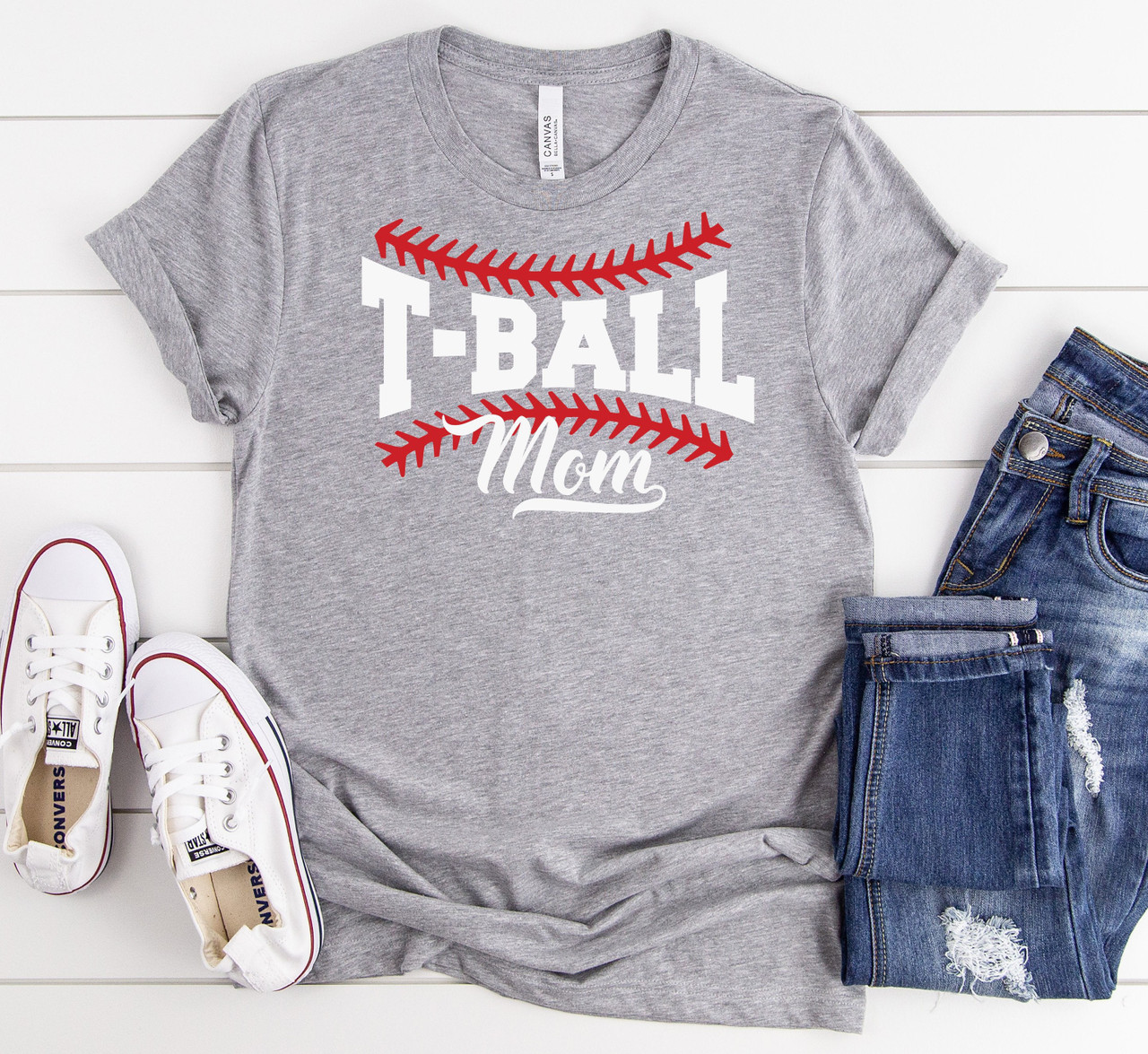 Baseball Mom V3 T-Shirt Tee Shirt Vinyl Heat Press Custom