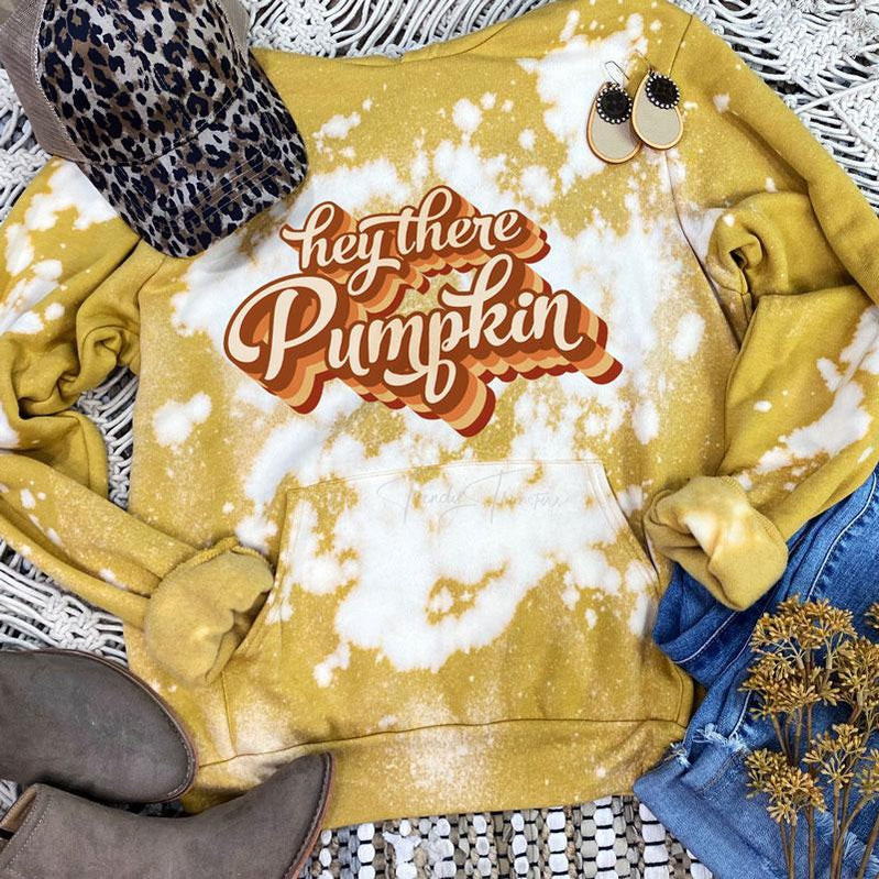 Hey There Pumpkin Screen Print Heat Transfer Trendy Transfers