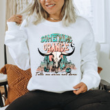 Something In The Orange Bullhead DTF Heat Transfer