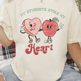 My Students Stole My Heart Screen Print Heat Transfer