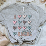 I Love Dirt Track Racing DTF Heat Transfer