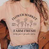 Flower Market Farm Fresh DTF Heat Transfer