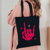 Pink Rocker Hand DTF Heat Transfer