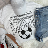 Soccer Mama PUFF Screen Print Heat Transfer