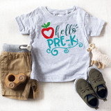 Hello Pre-k Back To School Sublimation Transfer