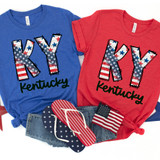 KY Stars & Stripes DTF Heat Transfer