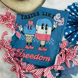 Tastes Like Freedom Screen Print Heat Transfer