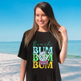 Beach Bum Stacked DTF Heat Transfer