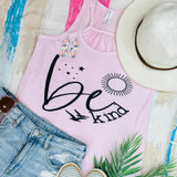 Be Kind Screen Print Heat Transfer