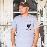 Badass Dad Skeleton Hand DTF Heat Transfer