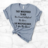 She Whispered Back I Am The Storm Screen Print Heat Transfer She Whispered Back I Am The Storm Screen Print Heat Transfer