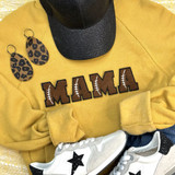 Football Chenille Embroidered Patch MAMA